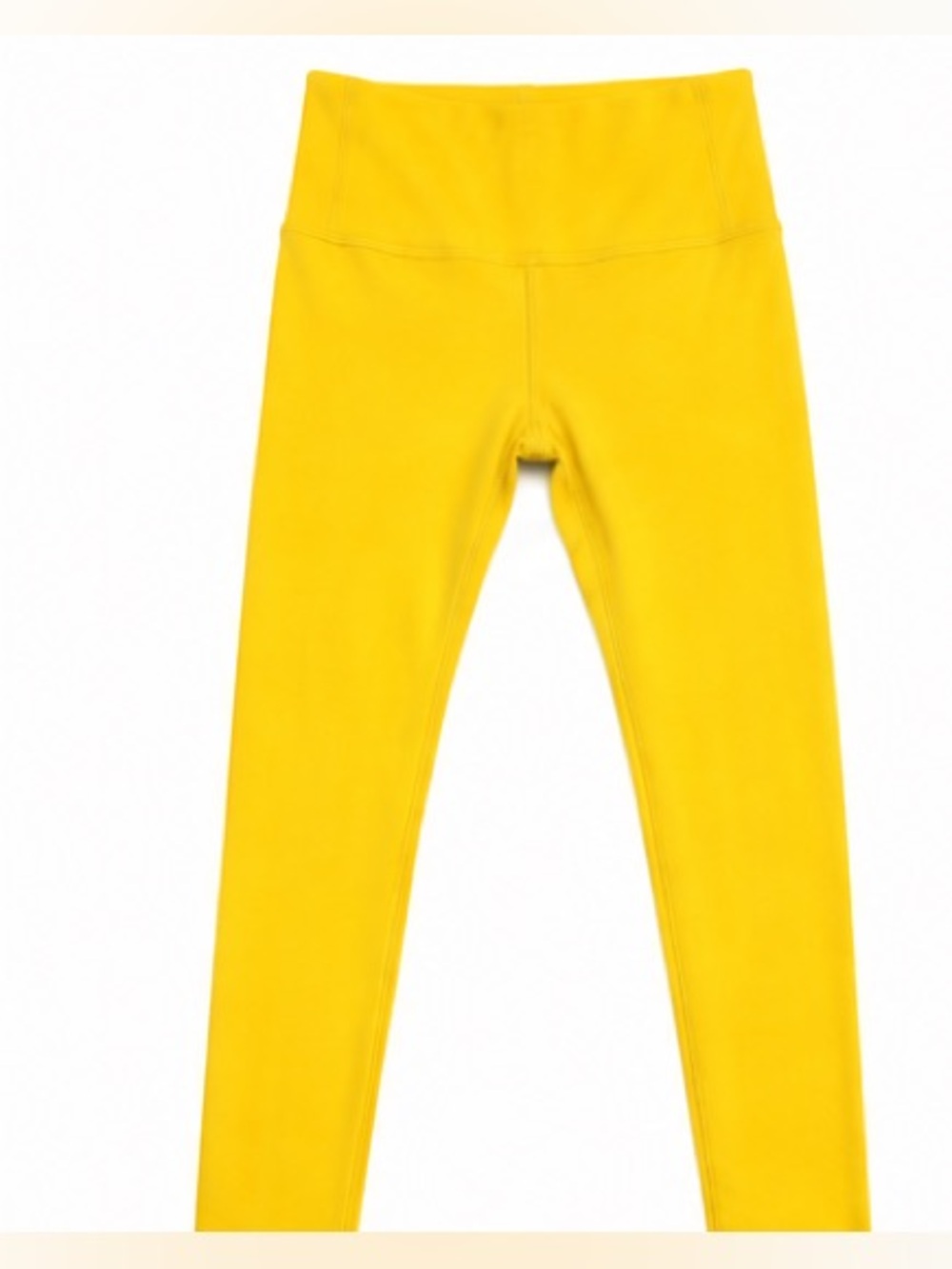 Lululemon Vibrant Yellow High-Rise Leggings – Size 0